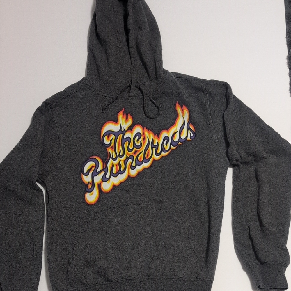 The Hundreds Flame Grey Graphic Hoodie Size XS